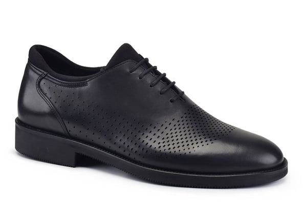 Siyah Bağcıklı Termo Erkek Ayakkabı -74882-