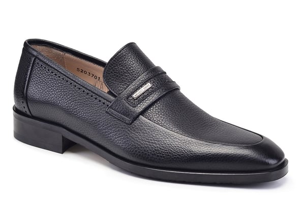 Siyah Günlük Loafer Erkek Ayakkabı -12342-