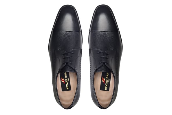 Siyah Klasik Bağcıklı Termo Erkek Ayakkabı -8120-