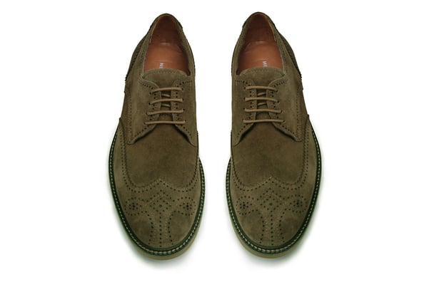 Sigaro Süet Bağcıklı wingtip Erkek Ayakkabı