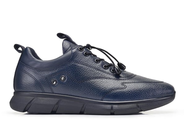 Lacivert Bağcıklı Sportif model Erkek Sneaker Ayakkabı