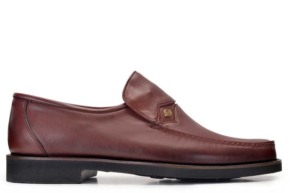 Kahverengi Loafer Gold Toka Detaylı Günlük Erkek Ayakkabı