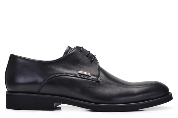 Siyah Bağcıklı Toka Detaylı Günlük Erkek Ayakkabı