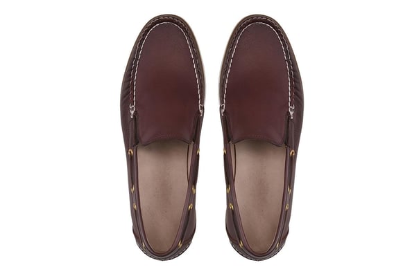 Kahverengi Loafer Dikiş Detaylı Günlük Erkek Ayakkabı