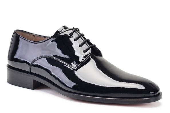 Siyah Derby Rugan Ayakkabı