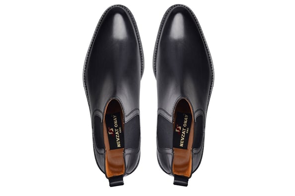 Siyah Bağcıksız Fermuarsız Günlük Erkek Bot