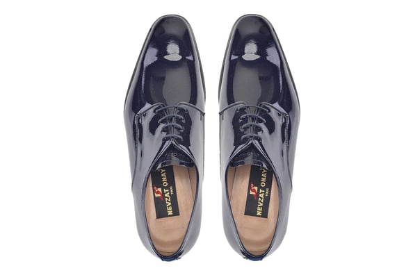 Lacivert Rugan Erkek Ayakkabı