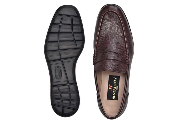 Hakiki Deri Kahverengi Günlük Loafer Erkek Ayakkabı -11375-