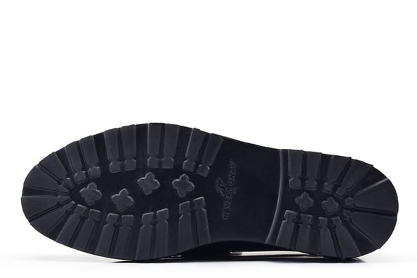 Hakiki Deri Siyah Günlük Loafer Erkek Ayakkabı -11922-