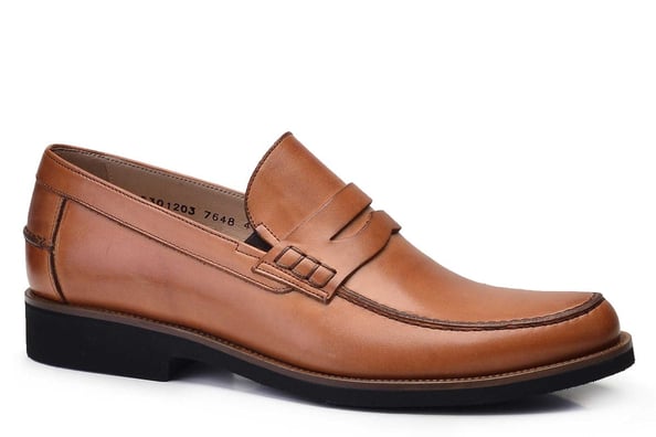Hakiki Deri Taba Günlük Loafer Erkek Ayakkabı -11415-