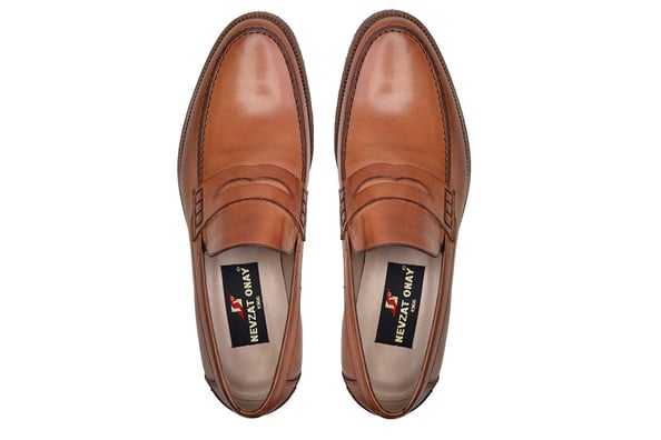 Hakiki Deri Taba Günlük Loafer Erkek Ayakkabı -11415-