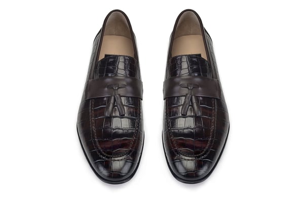 Kahverengi Klasik Loafer Kösele Erkek Ayakkabı -7555-