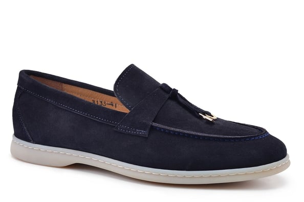 Lacivert Günlük Loafer Erkek Ayakkabı -12651-