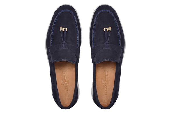 Lacivert Günlük Loafer Erkek Ayakkabı -12651-