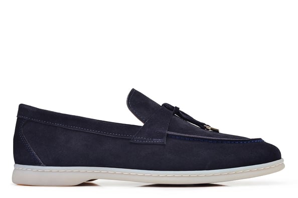 Lacivert Günlük Loafer Erkek Ayakkabı -12651-