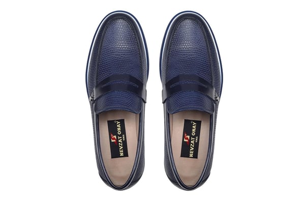 Lacivert Günlük Loafer Erkek Ayakkabı -11128-