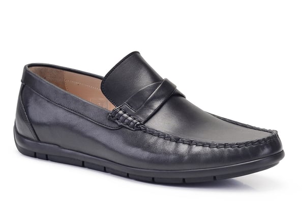 Siyah Günlük Loafer Erkek Ayakkabı -12242-