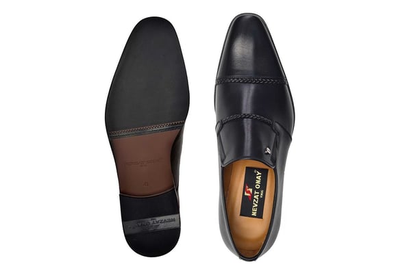 Siyah Günlük Loafer Neolit Erkek Ayakkabı -11447-