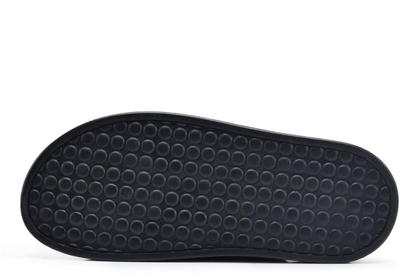 Siyah ikili Cırt Detaylı Erkek Terlik