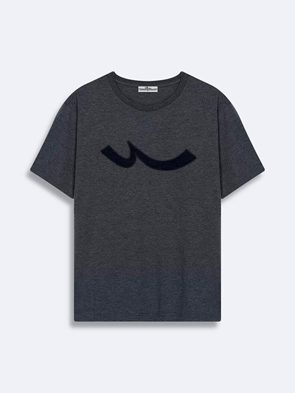 Ltb Jamabe Antrasit Erkek Sıfır Yaka Kısa Kol T-Shirt 1225841866089218