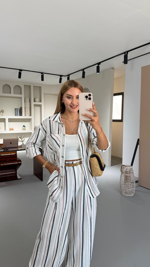 BF Marin Keten Gömlek