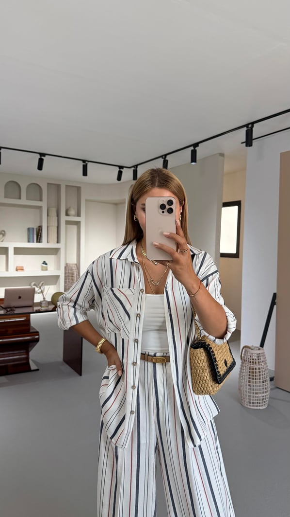 BF Marin Keten Gömlek