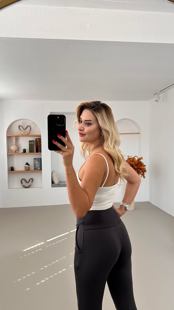 Comfortlux Cepli Modal Antrasit Jogger Pantolon