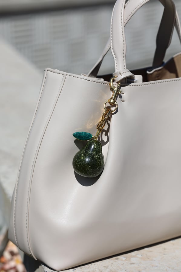 Glitter Pear Yeşil Çanta Charm