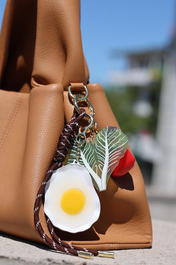 Lettuce and Egg Çanta Charm