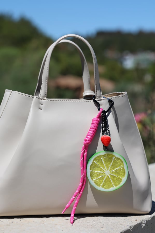 Lime and Strawberry Çanta Charm