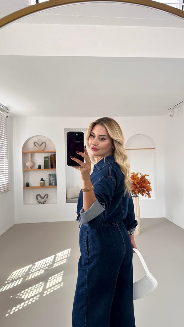 Özel Seri Denim Pantolon Gömlek Takım