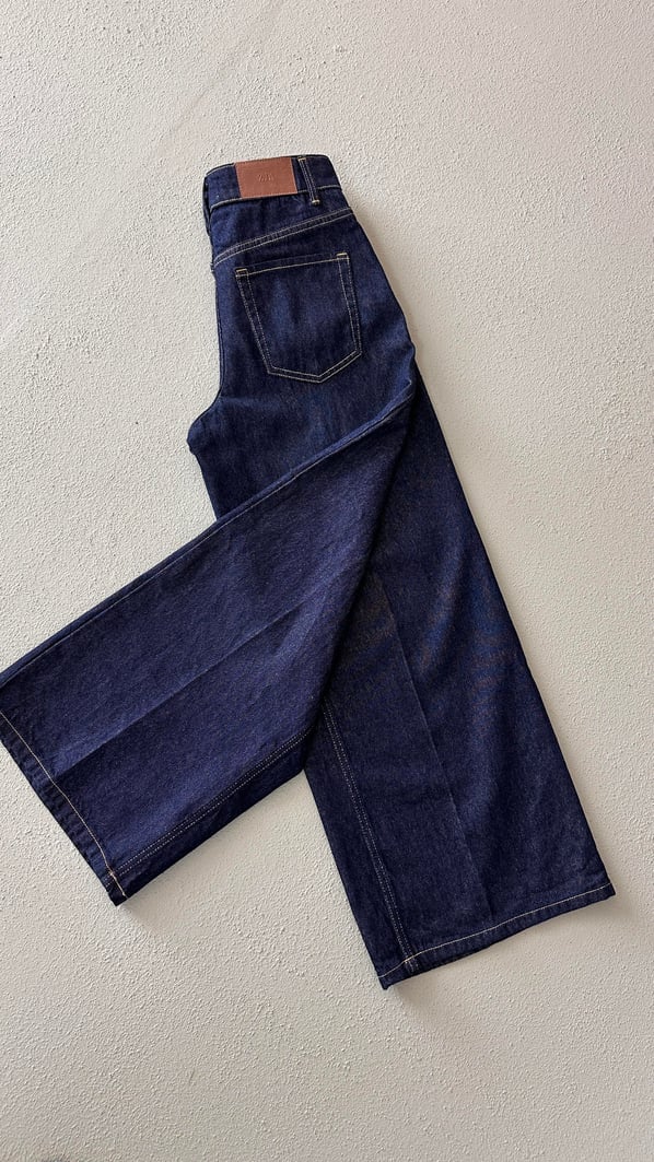 Premium Seri Lacivert Bol Denim Pantolon