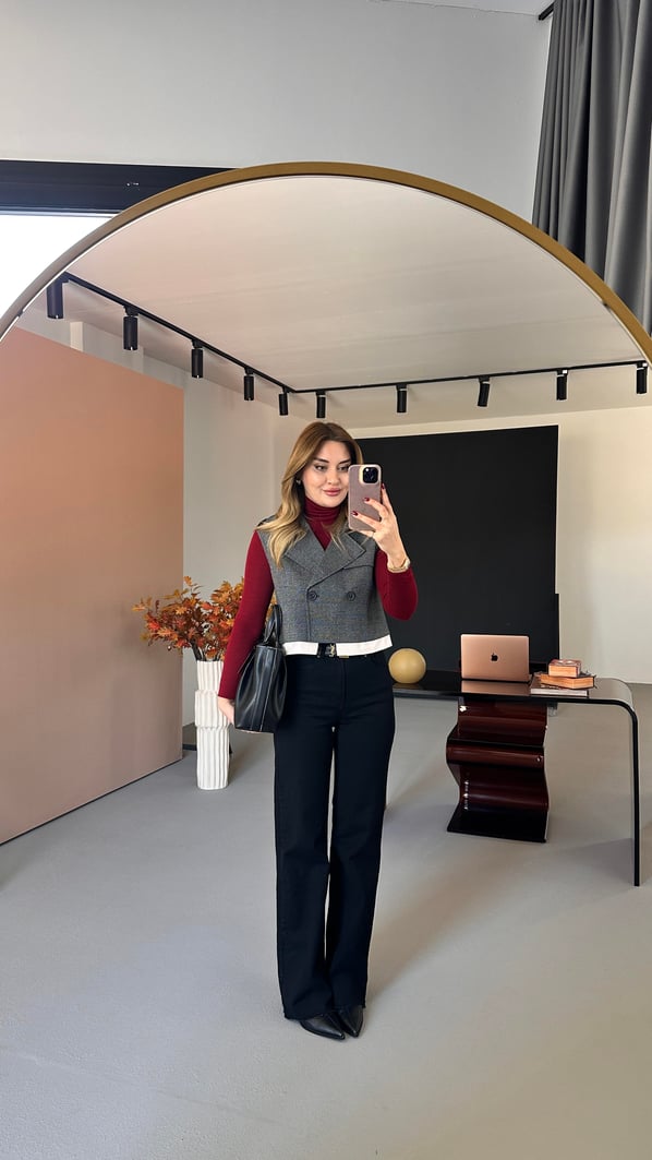 Premium Seri Siyah Straight Fit Jean