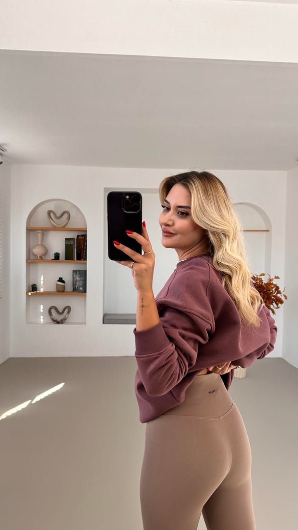 Premium Seri Toparlayıcı Korse Etkili Vizon Modal Tayt