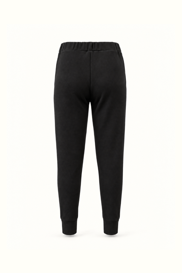 Beli Lastikli Siyah Jogger PantolonSezgi Tekin