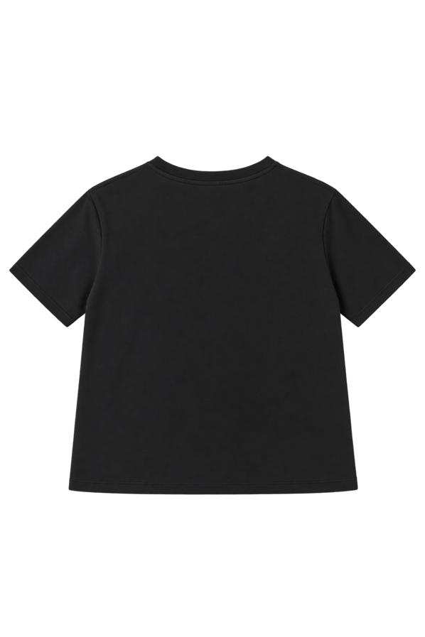 Dantel Cep Detay Siyah TshirtSezgi Tekin