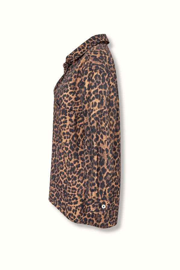 Leopar Oversize GömlekSezgi Tekin
