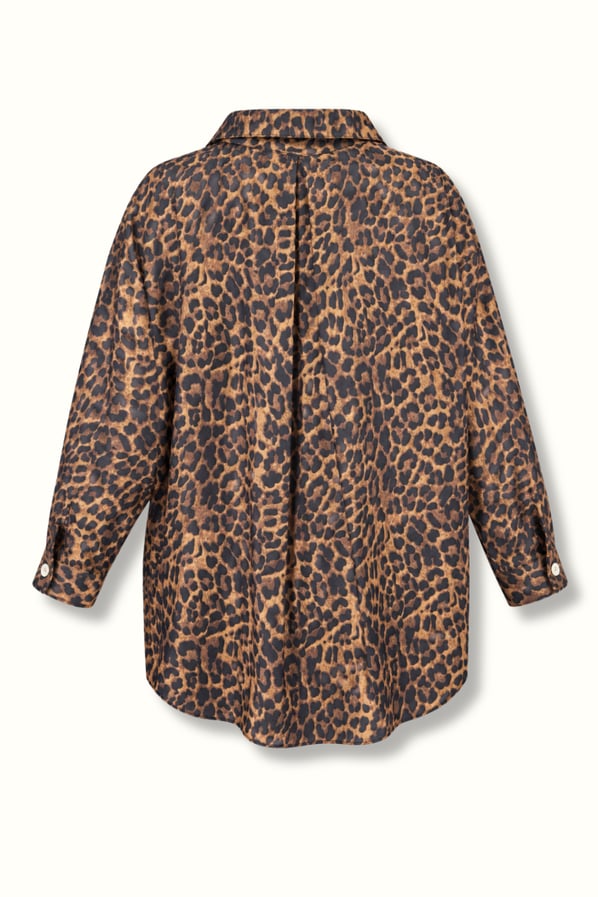 Leopar Oversize GömlekSezgi Tekin