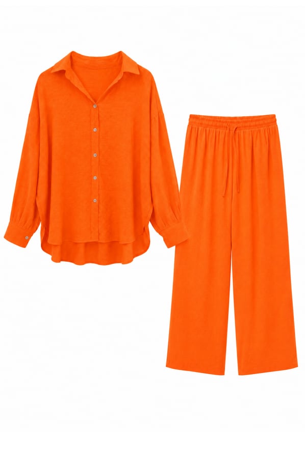 Orange Gömlek / Pantolon Tensel TakımSezgi Tekin