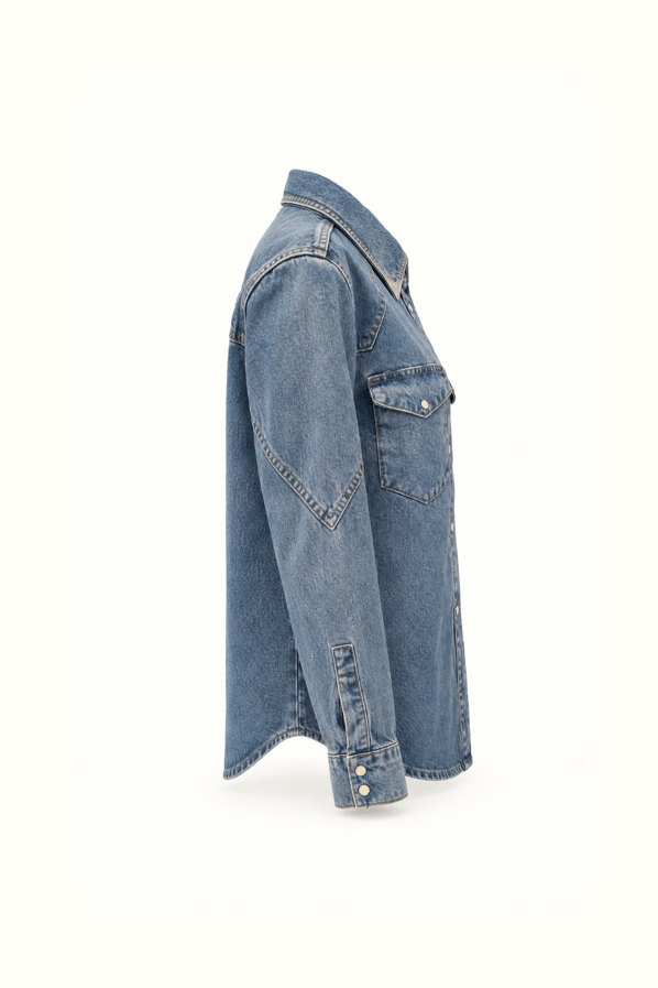 Premium Seri Denim Gömlek CeketSezgi Tekin