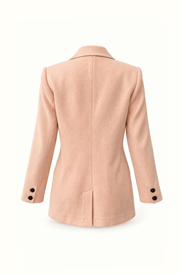 Premium Seri Dokulu Somon Blazer CeketSezgi Tekin