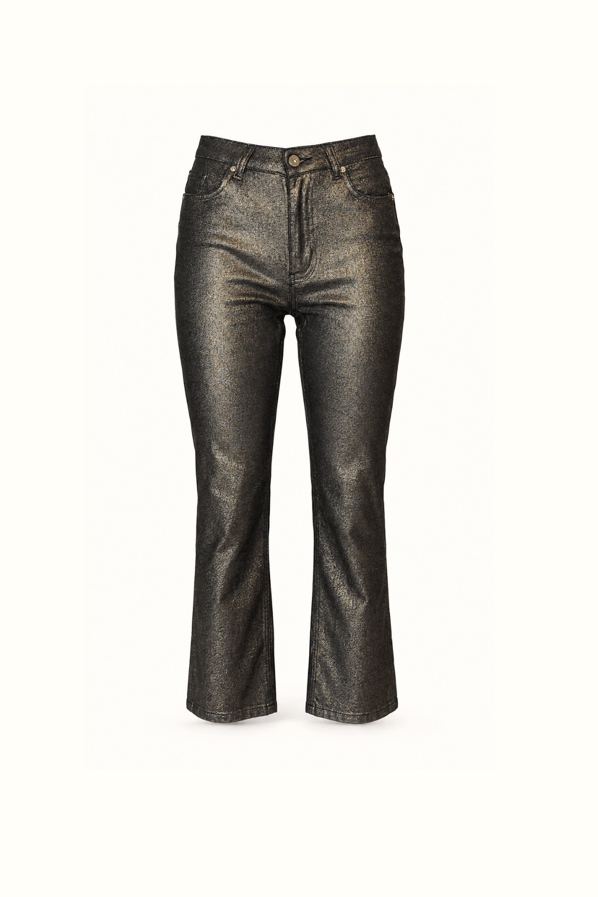 Premium Seri Gold Varaklı Jean PantolonSezgi Tekin