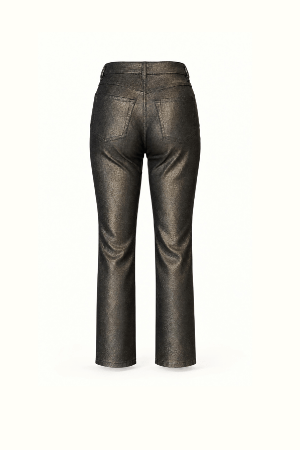 Premium Seri Gold Varaklı Jean PantolonSezgi Tekin