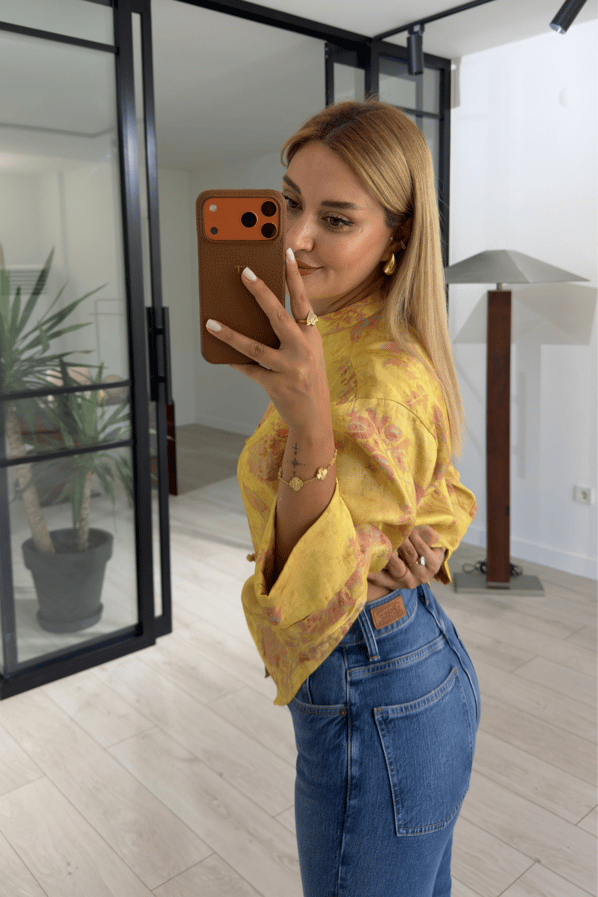 Premium Seri Mavi Yıkamalı Flare JeanSezgi Tekin