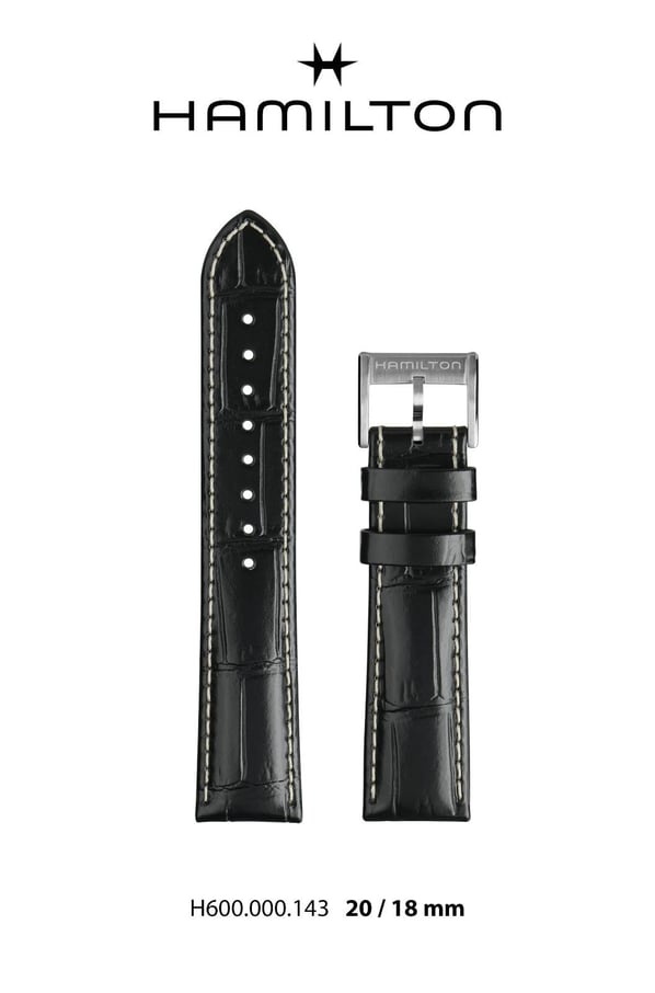 Hamilton Murph 38mm için Deri Kordon H690000143