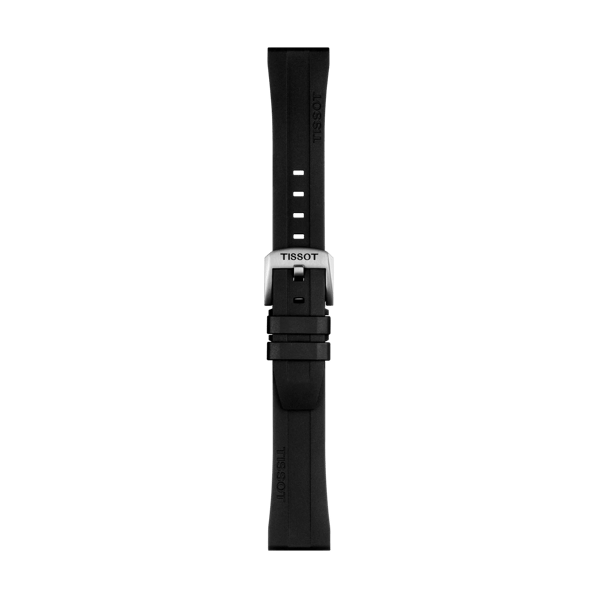 Tissot 20/17mm Siyah Kauçuk Kordon Kayış Seastar T852.044.545