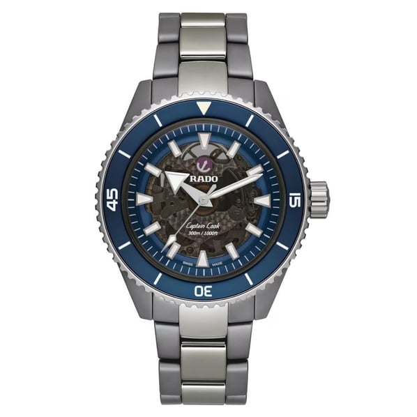 Rado Captain Cook High-Tech Ceramic Skeleton Erkek Kol Saati R32128202