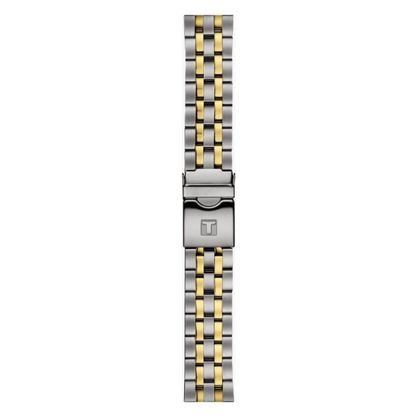 Tissot Seastar 43mm Saatler için Bicolor Çelik Kordon Bilezik T605043456
