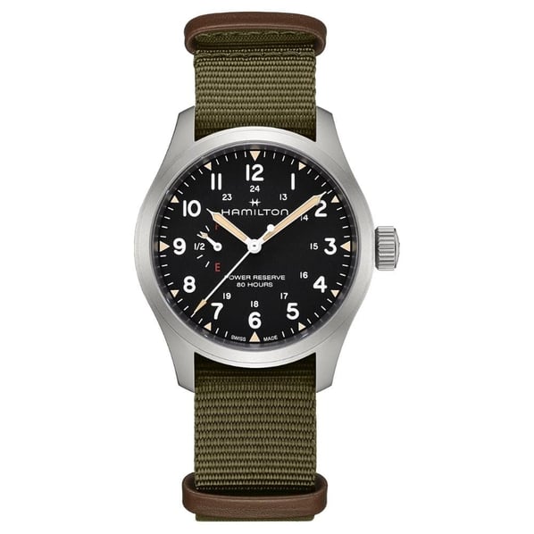 Hamilton Khaki Field Mechanical Power Reserve 40mm Erkek Saati H69509930