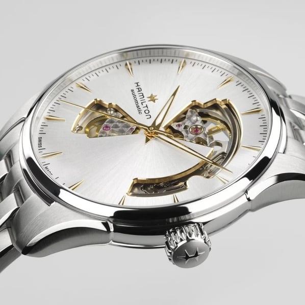 Hamailton Jazzmaster Open Heart Auto 40mm Erkek Kol Saati H32675151